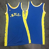 Women Lakers Blank Blue Hardwood Classics Dress Jersey,baseball caps,new era cap wholesale,wholesale hats